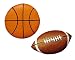 Lets Play Ball Wall art 2 Basketball for Boys