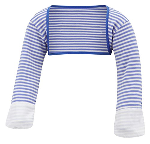 ScratchSleeves | Little Boys' Stay-On Scratch Mitts | Stripes