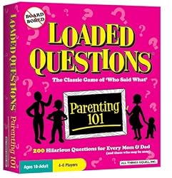LOADED QUESTIONS PARENTING 101 TRAVEL BOARD GAME