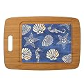 White Sand Blue Sea Bamboo Cutting Board