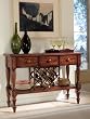 Tarragon Sideboard in Distressed Warm Brown Pecan Finish with Burnished Highlights By Powell Furniture