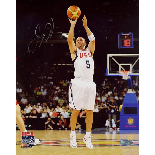 Steiner Sports NBA Jason Kidd USA basketball Autographed 8-by-10-Inch Photograph