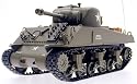 Radio Controlled Sherman M4A3 Tank 1:30 Scale Full Function with moving turret and barrel.
