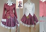277生徒会の一存 女性制服 4キャラクターセットコスプレ衣装(オーダー)