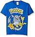 Pokemon Big Boys' Short Sleeve Tee Shirt, Royal Blue, Medium/10-12