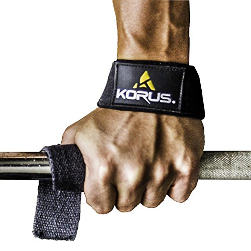 Strength Wrist Wraps for Weightlifting Korus Prosport Extra Long - Superior and Durable Quality, Neoprene Support, Best for Powerlifting, Bodybuilding, Weight Lifting, and Cross Fit for Men and Women