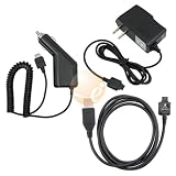 USB CABLE+CAR+HOME CHARGER FOR LG AT&T CU920 CU915 VU