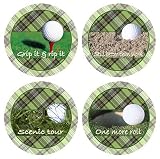 Set of Four Golf Series Occasion Coasters - Style XV9032