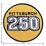 Pittsburgh Penguins Patch Logo V Embroidered Iron on Patches Free Shipping From Thailand