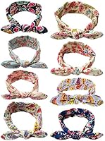 Qandsweet Baby Headbands for Babies, Toddlers and Children (8pack)