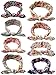 Qandsweet Baby Headbands for Babies, Toddlers and Children (8pack)
