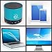 Portable Bluetooth 4.0 Mini Speaker ● Apple, Samsung, Mobile Device & Cell Phone Compatible ● High Quality Speakerphone with Sound Amplifier for Hands-Free Calling by bePowered® ● Turquoise