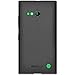Amzer Pudding Soft Gel TPU Skin Fit Case Cover for Nokia Lumia 735 - Retail Packaging - Black