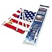 Outdoor Living : 3'X5' Polycotton US Flag with 6' steel pole & steel bracket Kit