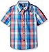 American Hawk Boys' Short Sleeve Plaid Sport Shirt