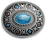 SOUTHWEST DESIGN Belt Buckle Turquoise Western Native