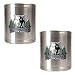 Minnesota Timberwolves NBA 2pc Stainless Steel Can Holder Set - Primary Logo by Great American Products
