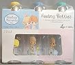 Precious Moments 4oz Feeding Bottle 3-pack - Boy Angel
