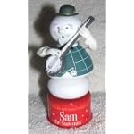 Rudolph Sam the Snowman Push Puppet