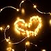 Copper Wire Lights Strings, LTROP 16ft 50 LED Battery Powered Starry String Lights, Ambiance Lighting Décor Rope Light for Outdoor, Garden, Home, Party, Christmas (Battery Not Included)- Warm White