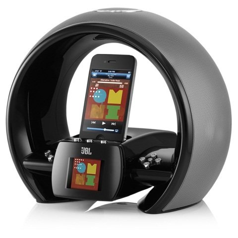 JBL JBLONAIRWBLKAM On Air Wireless iPhone/iPod AirPlay Speaker Dock with FM Internet Radio & Dual Alarm Clock- Black