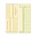 TOPS Time CardS, 8.25 X 3.38 Inch, Weekly Format, Green Ink Front, Red Ink Back, 100 Cards, Manila (12603)