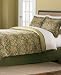 All Products : Martha Stewart Collection "Cypress Paisley" 4-Piece Comforter Set, King