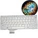 HQRP Replacement Keyboard for Asus Eee PC 2G / 2G Surf / 4G / 4G Surf / 8G / 12G (White) Netbook / Subnotebook plus HQRP Coaster