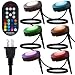 Enbrighten LED Ground Lights, 6 Path Lights, 50ft, Color Changing, Remote Control, Outdoor Path Lighting, 41012