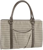 Lauren Merkin Juliette Striped Canvas Satchel
