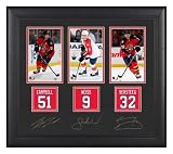 Brian Campbell/Stephen Weiss/Kris Versteeg Florida Panthers Framed 4x6 Photos w/ Facsimile Signature & Jersey Number Replica Miniatures