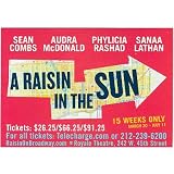 A RAISIN IN THE SUN (Broadway) Advertisement Postcard - 4x6