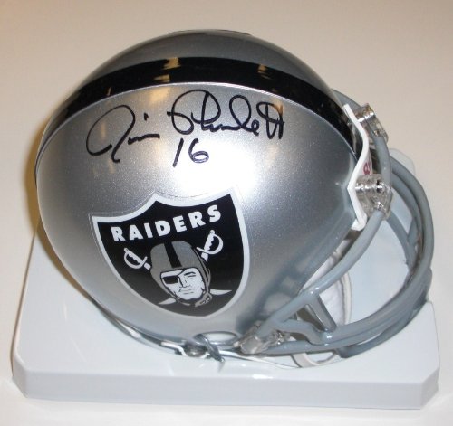 Jim Plunkett Autographed Oakland Raiders Mini Helmet