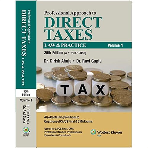 Girish Ahuja Book on Direct Taxes Law & Practice AY 2017-18