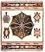 Navajo Fish Turtle Frogs Southwest Afghan Throw Blanket 50