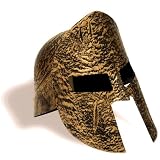 Golden Spartan Helmet