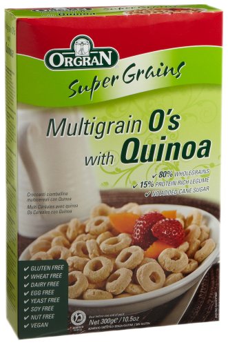 OrgraN Multigrain O'S with Quinoa Cereal, 10.5-Ounce Boxes (Pack of 6)