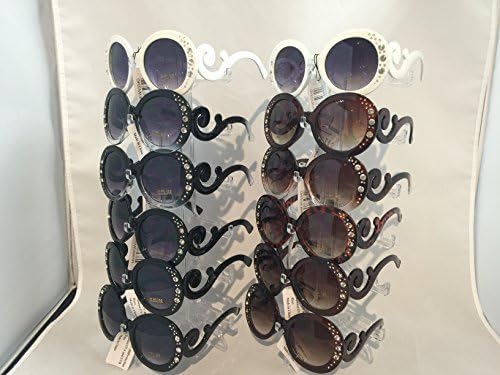 Baroque Swirl New Fashion Lady Sunglasses WY034D Wholesale Lot of 12 Pair