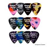 12 X CELLULOID PEARLOID GUITAR PICKS plectrums MEDIUM gauge 0.96mm