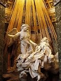 Rome, Church of Santa Maria Della Vittoria: Ecstasy of St Theresa Photographic Poster Print, 12x16