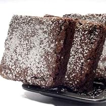 Schmerty's Delicious Large Chocolate Brownies with Powdered Sugar 12 Pack