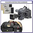 Panasonic AG-HPX300 P2HD Camcorder With Panasonic Two (2) 16GB P2 Solid State Memory Card AJ-P2E016XG & Panasonic P2HD-Case Carry-On Camcorder Case (Black) COABP2HD