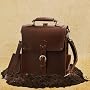 A Leather Backpack Messenger Bag They'll Fight Over When You're Dead