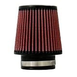 Injen Technology X-1020-BR Black and Red 3" High Performance Air Filter