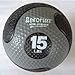 Deluxe Medicine Ball Color: Black / Gray (15 lbs)