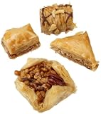 Sinbad Sweets Mini Baklava Assortment, 36-Ounce Gold Gift Box