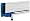 JOOLA Tischtennis-Netzgarnitur Outdoor, blau