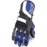 Spada Axis Leather Gloves Blue Size XL