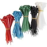 GE 50725 Cable Ties, Plastic Assorted Sizes, 650 Per Pack
