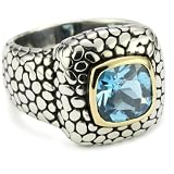 Zina Sterling Silver Ring With Stingray Textur